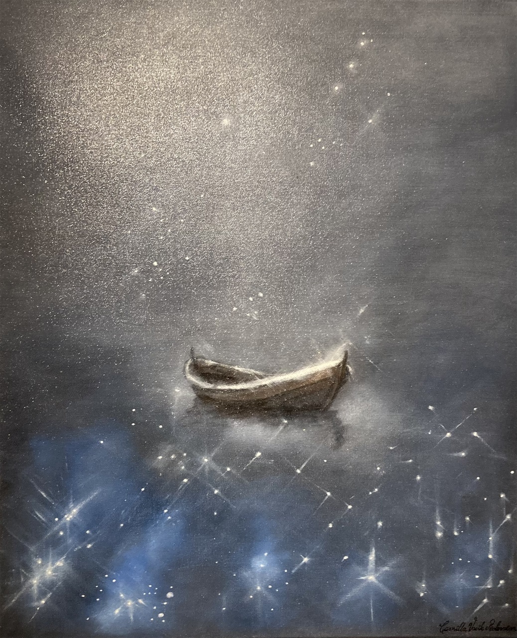 "Båt og hav II"